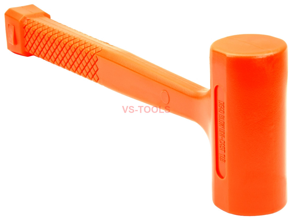 16oz DeadBlow Orange Rubber Mallet Hammer Auto Repair Woodwork